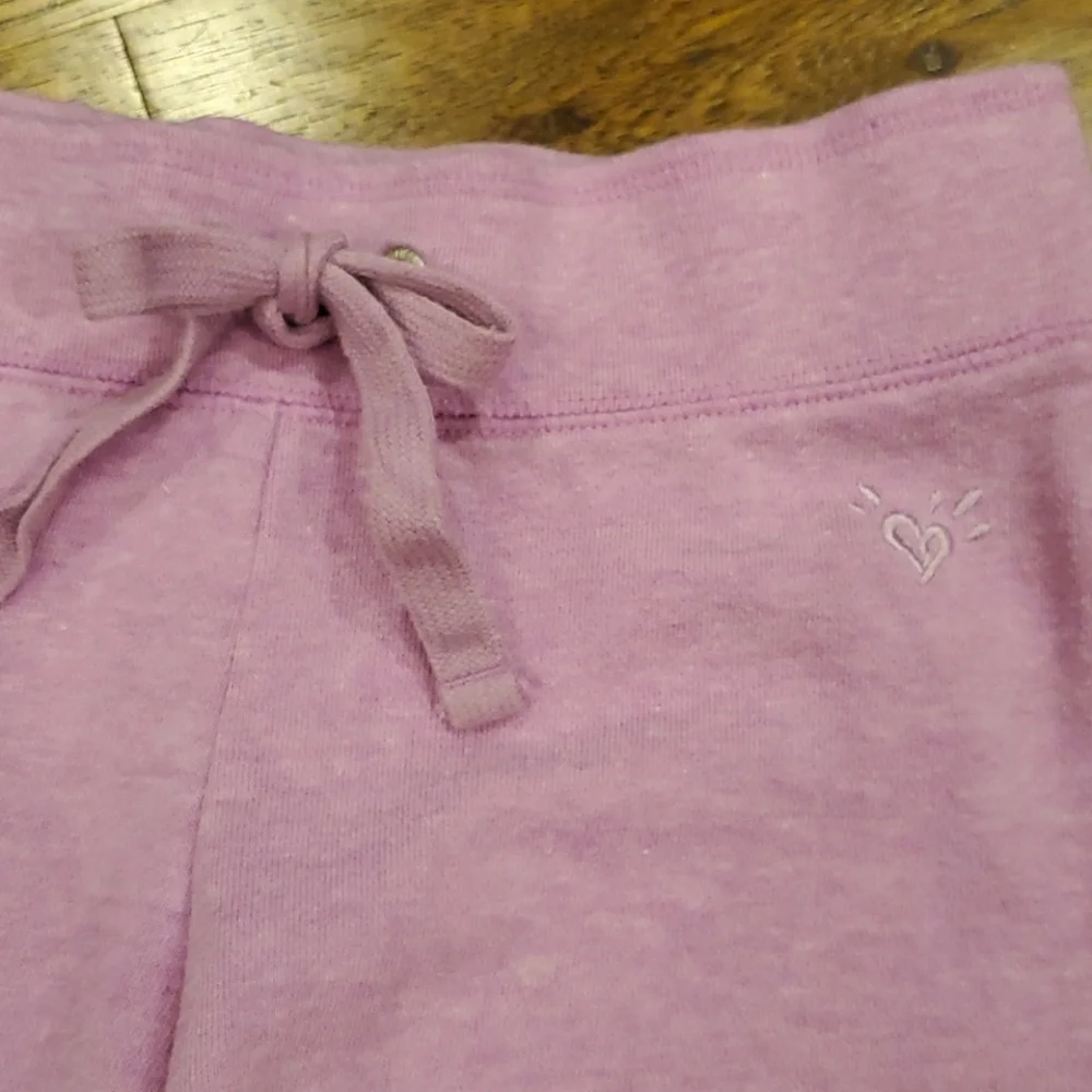 Girls Justice purple elastic waist shorts size 10